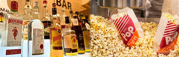 アルコール＆ポップコーン